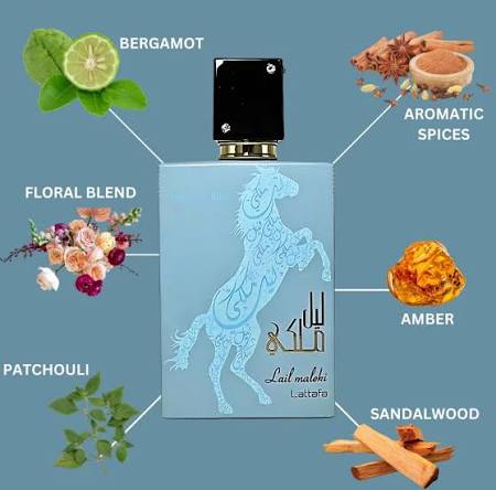 Lail Maleki – Eau de Parfum Lattafa 100 ml | Essence d’Orient