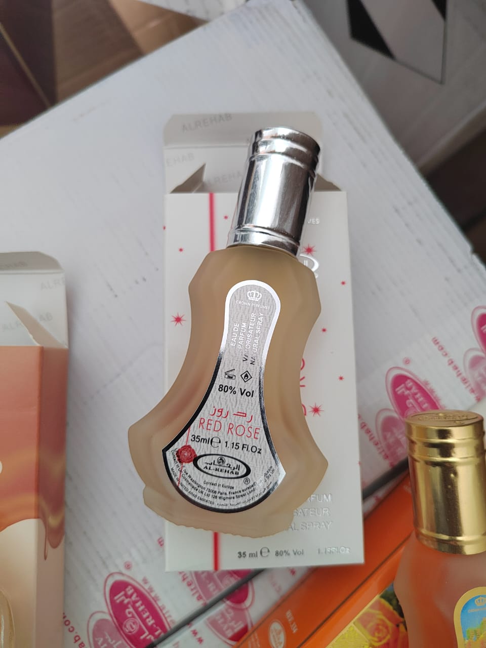 Red Rose – Eau de Parfum Rose Veloutée Vanille Al Rehab 50 ml 🌹🍦