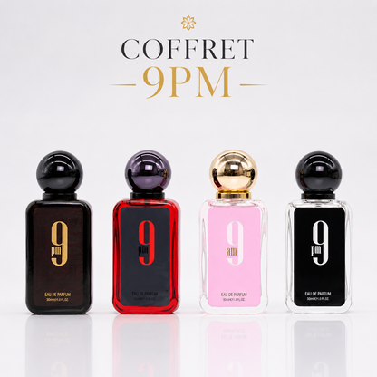 🖤 Coffret 9PM –  Eau de parfum 4 * 30 ml