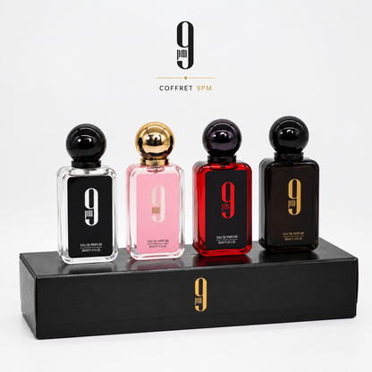 🖤 Coffret 9PM –  Eau de parfum 4 * 30 ml