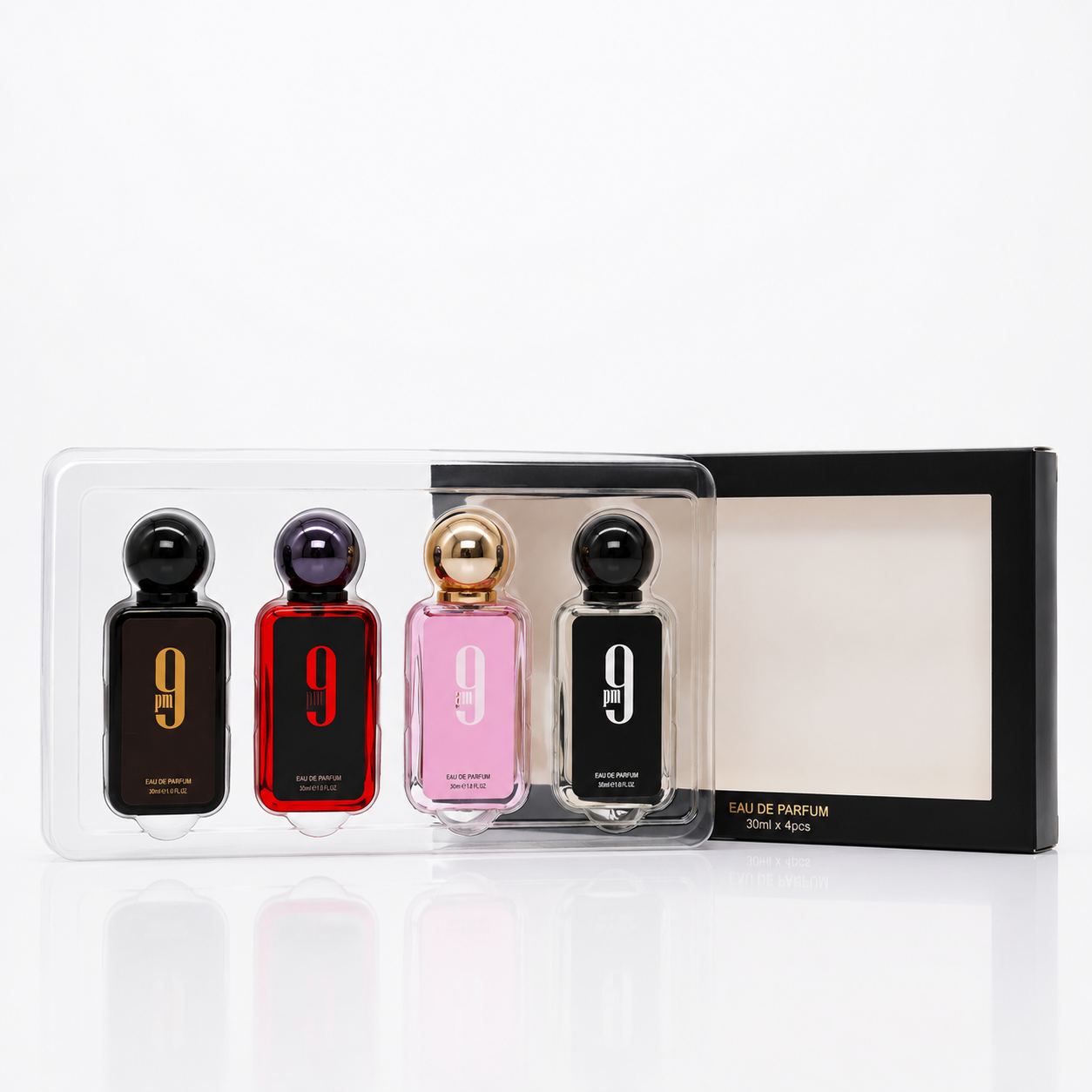 🖤 Coffret 9PM –  Eau de parfum 4 * 30 ml
