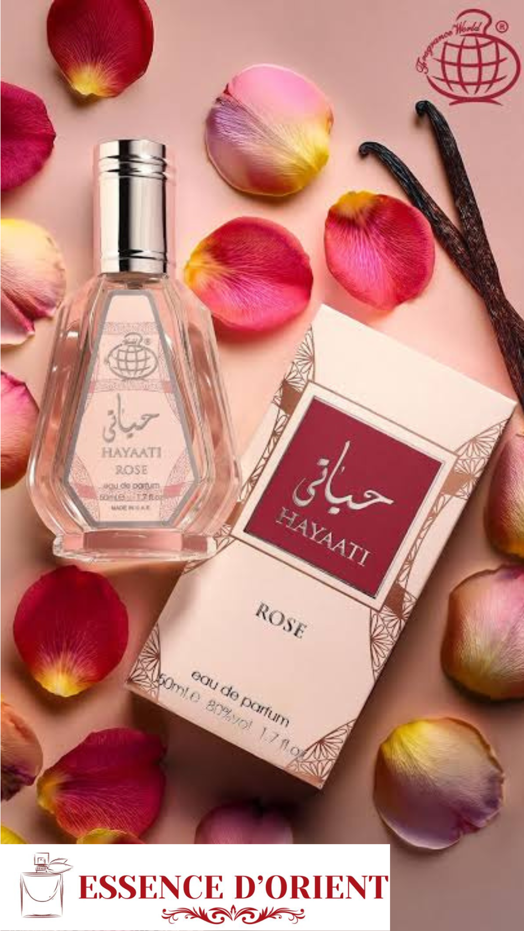 Hayaati Rose – Eau de Parfum 50 ml | Fragrance World