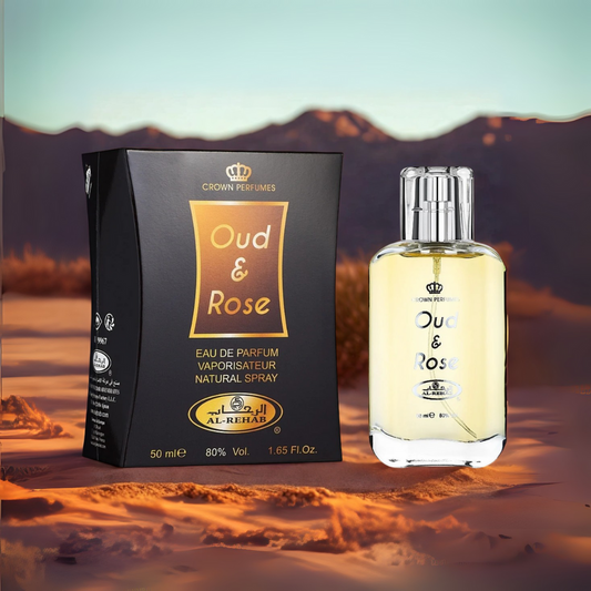 OUD & ROSES 50ML – Eau de Parfum Luxueuse
