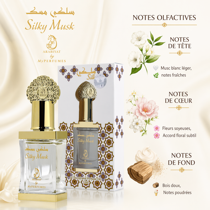 Arabiyat Silky Musk - Huile Concentrée de Parfum 12 ml
