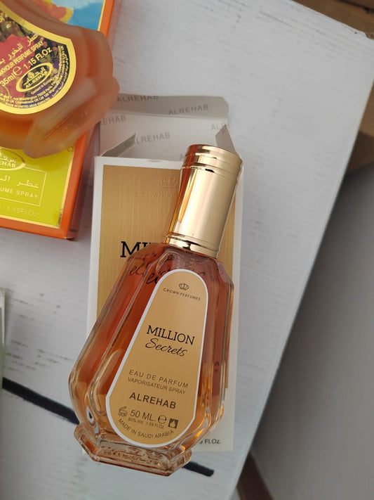 Million Secrets – Eau de Parfum Poire Rose Vanille Al Rehab 50 ml 🌹🍐