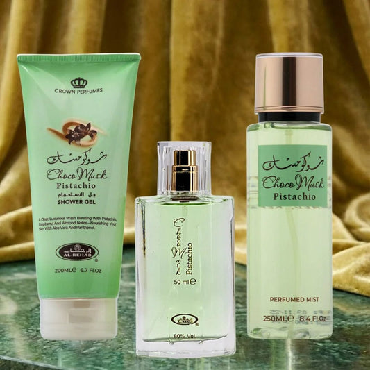 Choco musk Pistachio - COFFRET GOURMAND Luxe Oriental 🥜🍫| 3 pièces