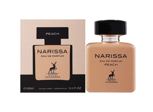 Narissa Peach  – Eau de Parfum pour Femme 100ml | Maison Alhambra ✨