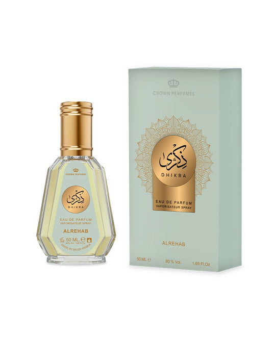 Dhikra – Eau de Parfum Citrus Poivré Cuir & Patchouli Al Rehab 50 ml 🌿🖤
