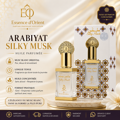 Arabiyat Silky Musk - Huile Concentrée de Parfum 12 ml