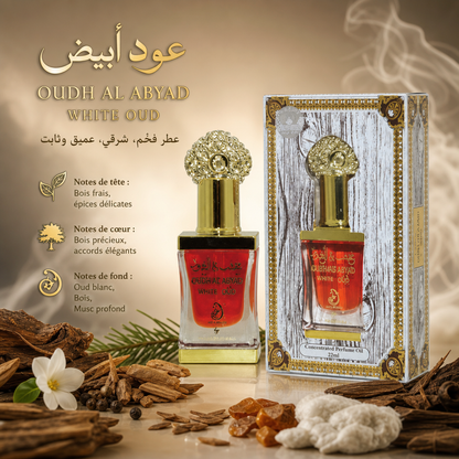 Arabiyat Khashab Oud White - Huile Concentrée de Parfum 12 ml